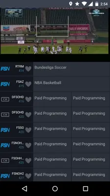 SlingPlayer android App screenshot 1